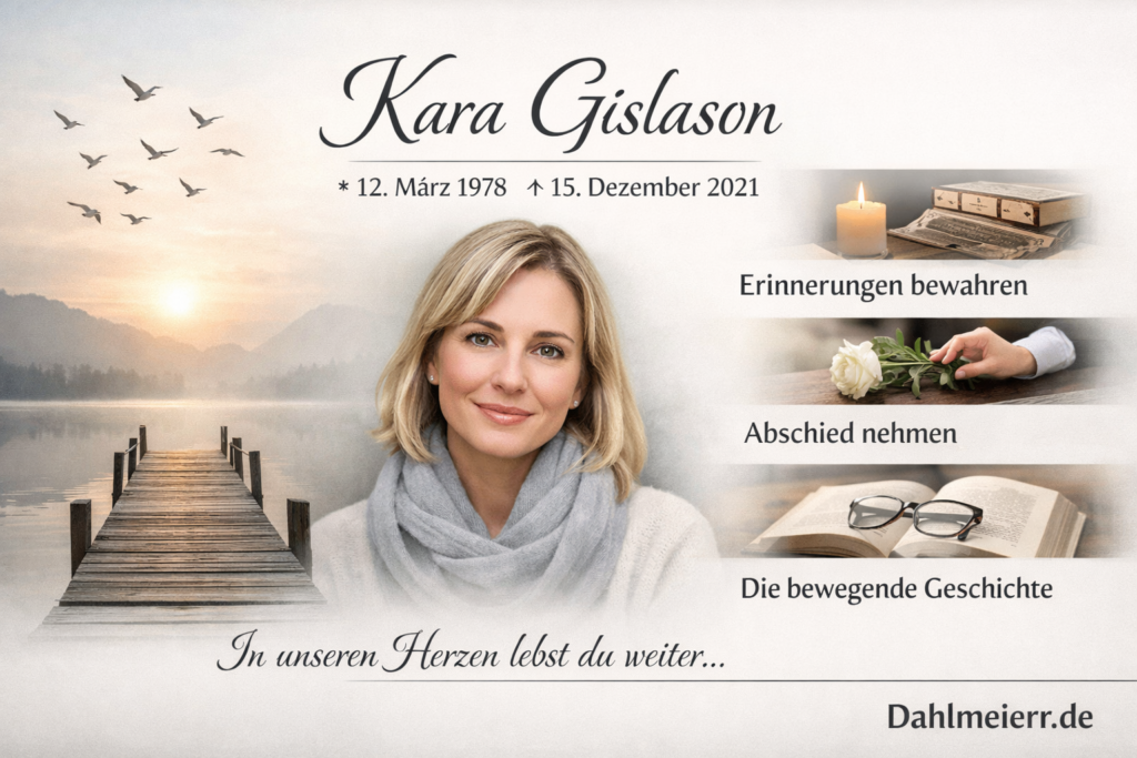 kara gislason traueranzeige